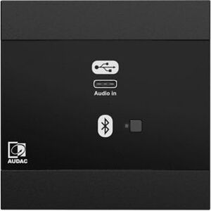 Audac AUDAC NWP400/B Sieciowy panel wejściowy audio - USB Type-C Wersja czarna 13337859 5414795046917