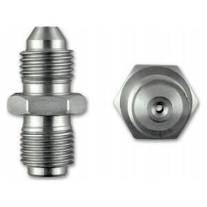 HEL ADAPTER MĘSKO-MĘSKI ZE ZWĘŻKĄ - 7/16" X 20 UNF (-4 JIC) TO 7/16" X 24 GARRETT GT SERIES TURBO