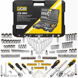 Zestaw narzędzi JCB JCB ZESTAW KLUCZY 216el. 1/2" 3/8" 1/4"
