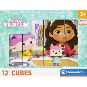 Clementoni CLE Cubi klocki 12 Koci domek Gabby 41193