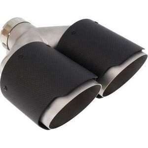 MTuning Podwójna Końcówka tłumika 2x114mm wejście 63mm Carbon