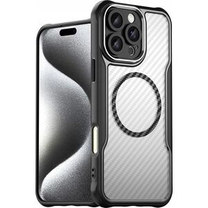 Hurtel Etui silikonowe Leading Series MagSafe do iPhone 16 Pro Max - czarne 14202359 5907769365089
