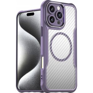 Hurtel Etui silikonowe Leading Series MagSafe do iPhone 16 Pro - fioletowe 14202361 5907769365157