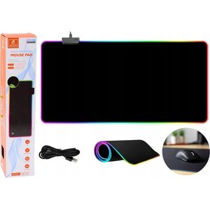 Podkładka LeanToys Podkładka Pod Mysz Klawiaturę Z Oświetleniem LED 30x80cm LEAN Toys 14205449 5905991030355