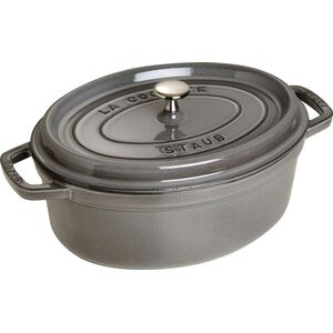 STAUB Garnek STAUB żeliwny owalny 4.2 ltr grafitowy uniwersalny