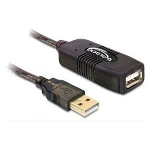 Kabel USB Delock USB-A - microUSB 20 m Czarny (82690) 425568 4043619826902