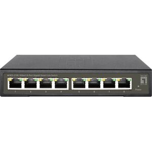 Switch LevelOne LevelOne GES-2108 łącza sieciowe Zarządzany L2 Gigabit Ethernet (10/100/1000) Czarny