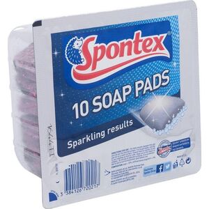 Spontex Czuściki Nasączane 10szt Soap Pads