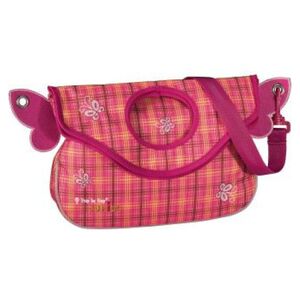 Step by Step JUNIOR "Alpbag Girls" torba przedszkolaka, kratka-różowy