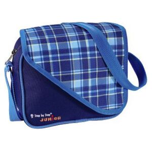Torba przedszkolaka JUNIOR "Alpbag Boys" kratka-niebieski