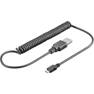 Kabel USB PremiumCord USB-A - microUSB 1 m Czarny (ku2m1fkr)