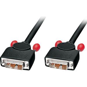 Kabel Lindy DVI-I - DVI-I 1m czarny (36600)