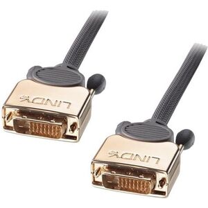 Kabel Lindy DVI-D - DVI-D 0.5m złoty (37140)