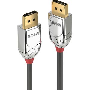Kabel Lindy DisplayPort - DisplayPort 0.5m srebrny (36300)