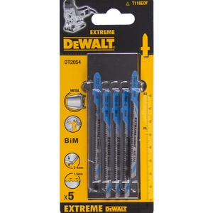 Dewalt Brzeszczot do wyrzynarek typ T BIM82x55mm 5szt. do metalu DT2054