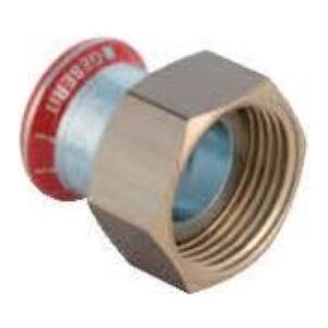 Geberit Śrubunek Mapress C-Stahl 22mm przejściowe do zaworów GW 1" (25034)