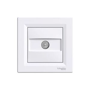 Schneider Electric Gniazdo antenowe Asfora TV przelotowe białe (EPH3200221)