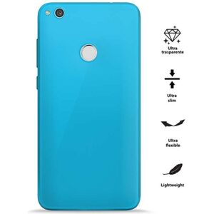 Puro Etui 0.3 Nude Huawei P8 Lite (2017) / Honor 8 Lite fluo Blue
