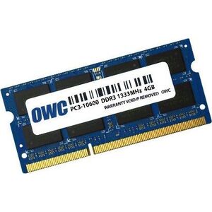 Pamięć do laptopa OWC SODIMM, DDR3, 4 GB, 1333 MHz, CL9 (OWC1333DDR3S4GB)