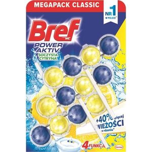 Bref Zawieszka do WC Bref Active Lemon 3x50g uniwersalny