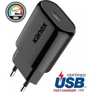 Ładowarka Kanex 1x USB-C 3 A (K160-1526-EUBK)