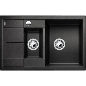 Zlewozmywak Blanco  Metra 6 S Compact Silgranit PuraDur Antracyt odwracalny, korek auto.