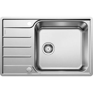 Zlewozmywak Blanco Lemis XL 6 S-IF Compact stal szczotkowana z korkiem automatycznym (525110)