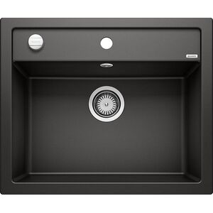 Zlewozmywak Blanco Dalago 6 Silgranit czarny z korkiem automatycznym (525873)