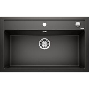 Zlewozmywak Blanco Dalago 8 Silgranit czarny z korkiem automatycznym (525877)