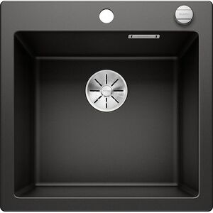 Zlewozmywak Blanco Pleon 5 Silgranit czarny z korkiem automatycznym InFino (525952)