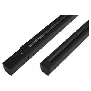Azzardo Czarny system szynowy AZzardo szyna 3-fazowa TRACK SET 1M + END POWER+ END CAP BK AZ2987