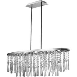Lampa wisząca Spotlight Lampa wisząca chrom nad stół Spotlight LUXORIA 9028828
