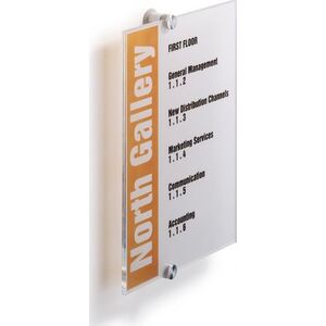 Durable TABLICZKA INFORMACYJNA 210 X 297 MM DURABLE CRYSTAL SIGN