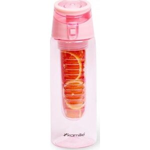 Kamille Butelka z sitkiem różowa 660 ml