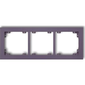 Karlik DECO Ramka potrójna DECO Pastel Matt szmaragdowy 51DR-3