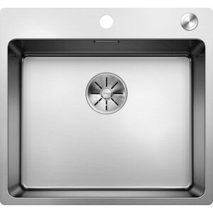 Zlewozmywak Blanco Andano 500-IF/A stal polerowana z korkiem InFino PushControl (525245)