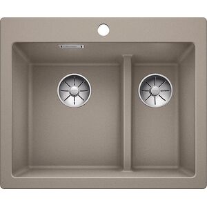 Zlewozmywak Blanco BLANCO PLEON 6 Split Silgranit PuraDur Tartufo, InFino