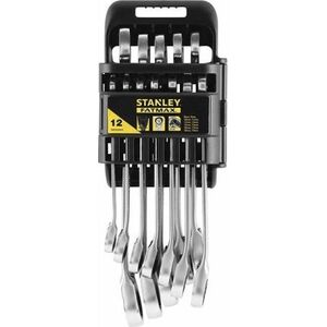 Stanley Klucze pł-ocz.z grzech.i przeł.8-19mm 12szt.