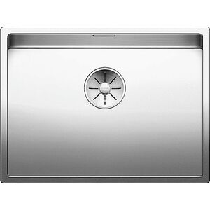Zlewozmywak Blanco Claron 550-U Stal polerowana z korkiem InFino (521579)