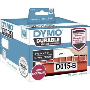Dymo DYMO Etiketten Kunststoff weiß