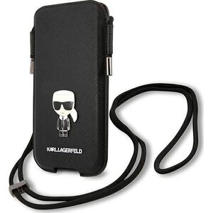 Etui na tablet Karl Lagerfeld Karl Lagerfeld Torebka KLHCP12LOPHKMK 6,7" czarny/black hardcase Saffiano Ikonik Kar `s
