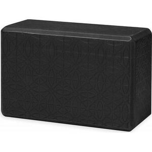 Gaiam Kostka do jogi Embossed Black 63438 Gaiam