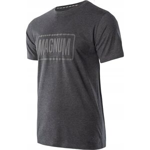 Magnum KOSZULKA MAGNUM ESSENTIAL T-SHIRT 2.0 BLACK MELANGE XXXL