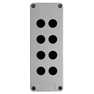 Schneider Electric Kaseta ster. pusta, XAP-A, plast., 8 otworów 2 kolumnach XAPA2108