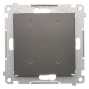 Kontakt-Simon Łącznik/przycisk roletowy Kontakt-Simon Simon 54 DEZ2.01/46 podwójny elektroniczny moduł 230 V brąz mat