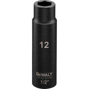 Dewalt nasadka 12mm 1/2c impact socket deep