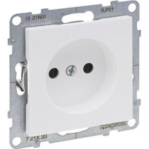 Legrand SUNO - Gniazdo 2P - 16 A - 250 V~ - zaciski śrubowe, Biały - Legrand 721133 himp
