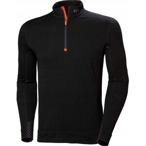 Helly Hansen Koszulka termo Helly Hansen Lifa Merino Zip Black