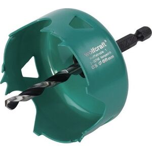 Wolfcraft Otwornica ze stali węglowej 105 mm Wolfcraft z uchwytem