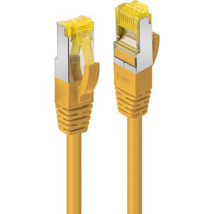 Lindy LINDY Patchkabel Cat6A RJ45 S/FTP Cat7 LSZH Kabel gelb 0,3m